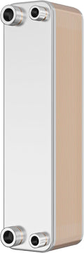 Wiltec échangeur de chaleur à plaques, 315 × 73 × 862 mm, 125 kW, 1,2 L, acier inoxydable