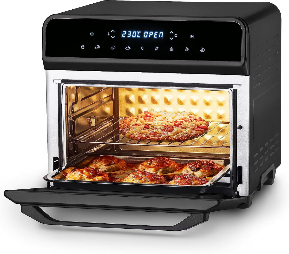Friteuse sans huile 230oC, 23 L, 1800 W, 8 programmes, Ufesa