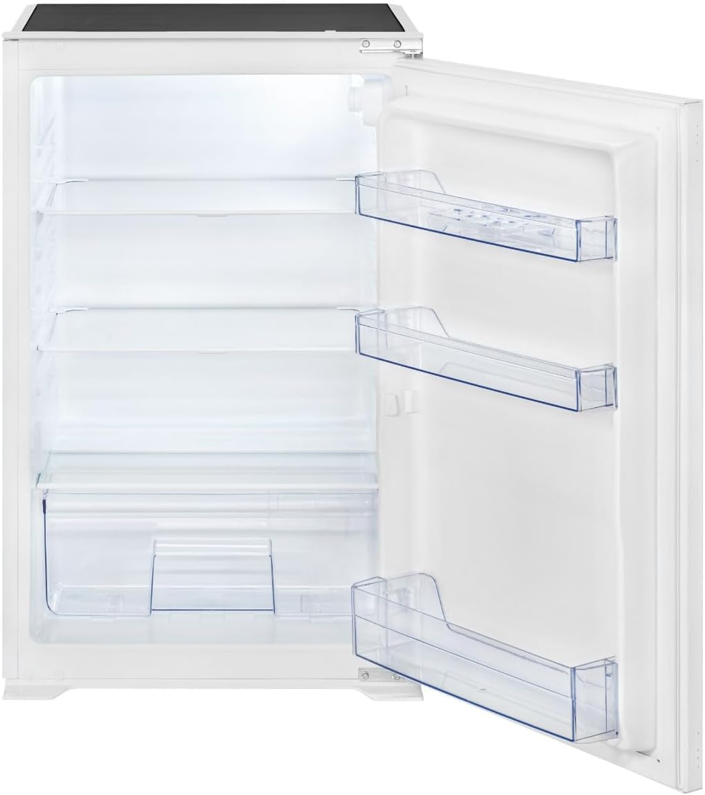 Mini-réfrigérateur VSE 7809, 129 L, avec éclairage LED, blanc, encastrable, Bomann
