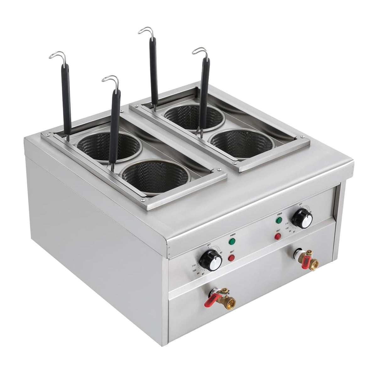 Cuisinière, 30 cm, 9 L, 30–110 °C, électrique, 4 zones, pour la cuisine, KiwiHood