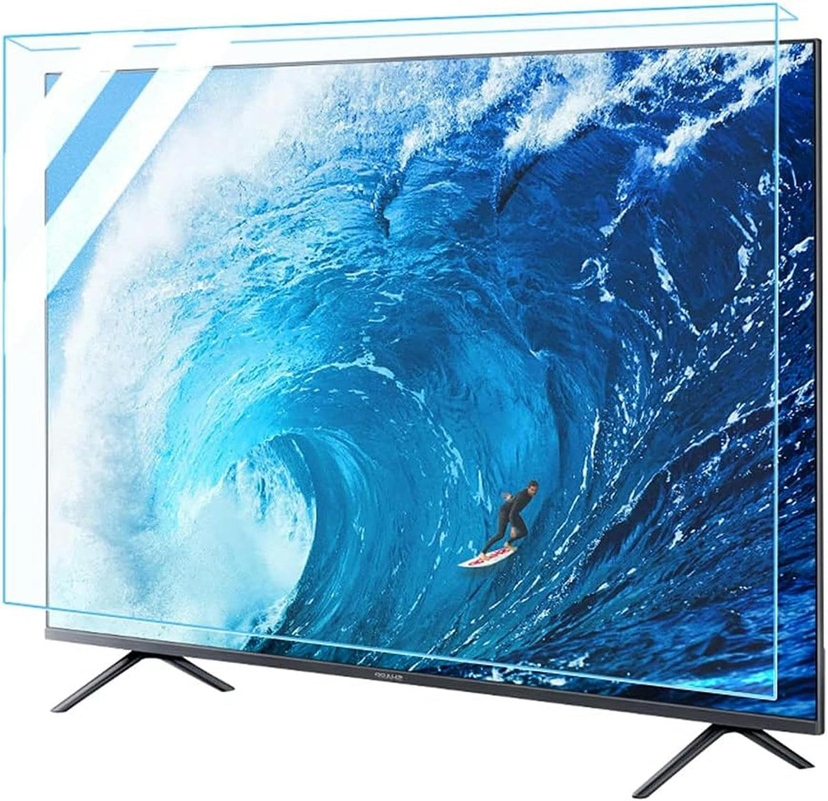 Protection d'écran TV, 1080 × 620 mm, bleu, GTHTUHFD