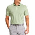 Polo homme taille L vert sauge manches courtes style classique