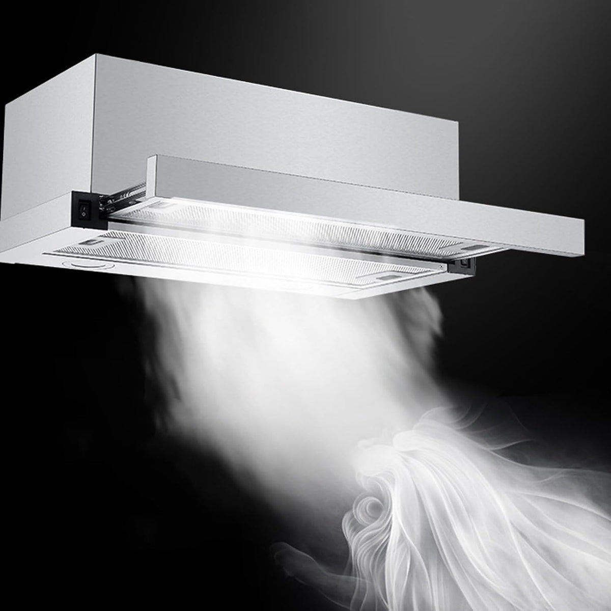 Hotte aspirante m3/min, 60 cm, avec éclairage LED, 2 vitesses, pour la cuisine, STDZQCWY