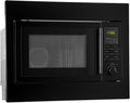 Four à micro-ondes MWG 2216, 26,0 cm, 25 L, noir, encastrable, grill, 3 en 1, Bomann