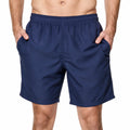 Maillot de bain homme L bleu marine tissu synthétique à poches style uni