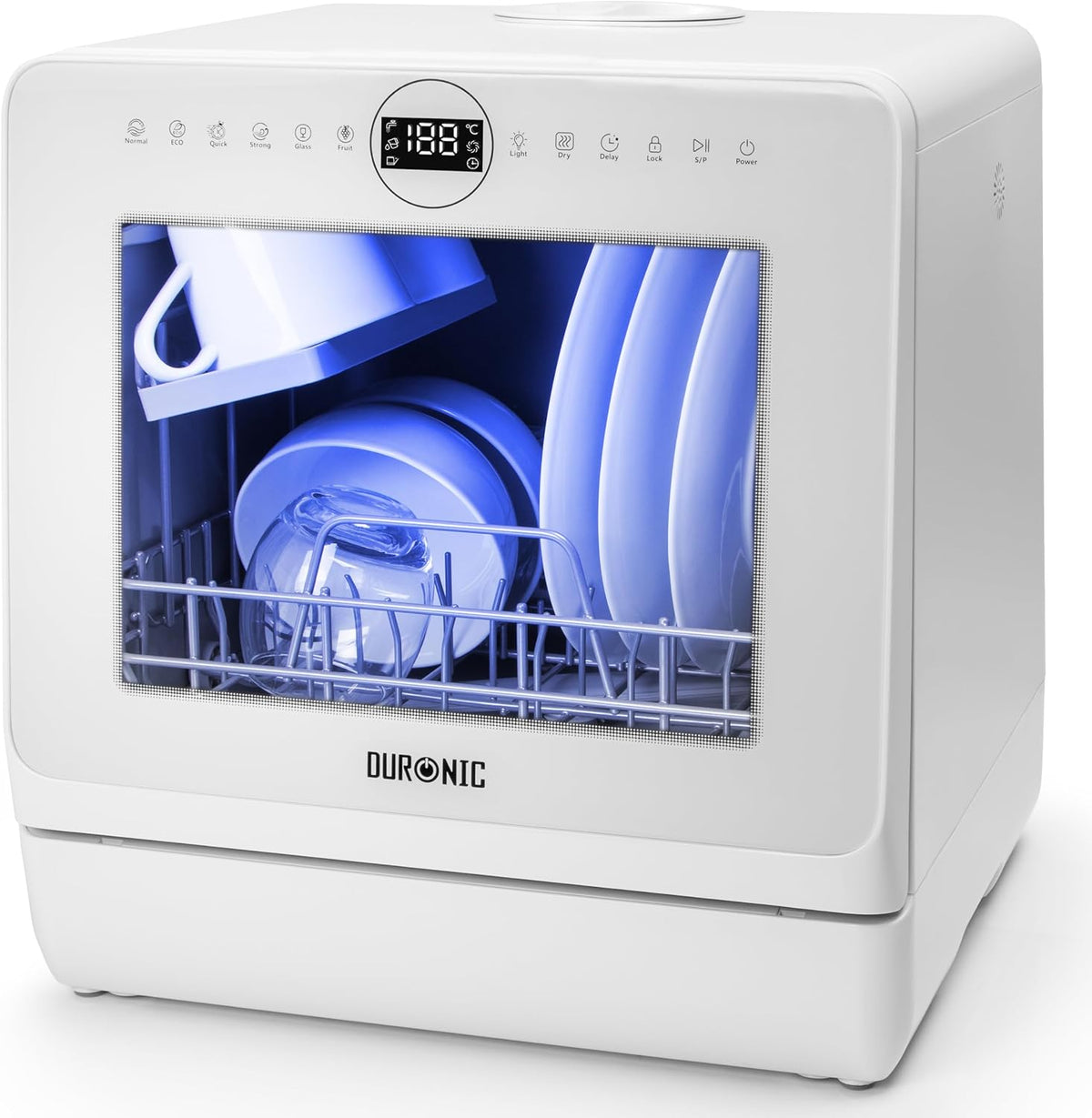Lave-vaisselle DW5, 42,8 × 42,5 × 45,8 cm, 950 W, Duronic