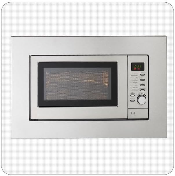 Four à micro-ondes MW800.8-20G-EB, 38,5 × 59 × 36,8 cm, 800 W, 20 L, argent, encastrable, grill, PKM