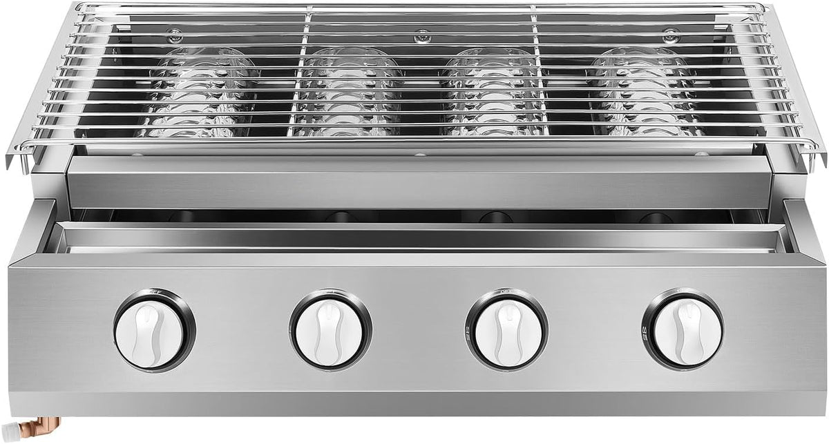 Cuisinière, réglable, à gaz, encastrable, propane, 4 feux, 4 brûleurs, vinnyooc