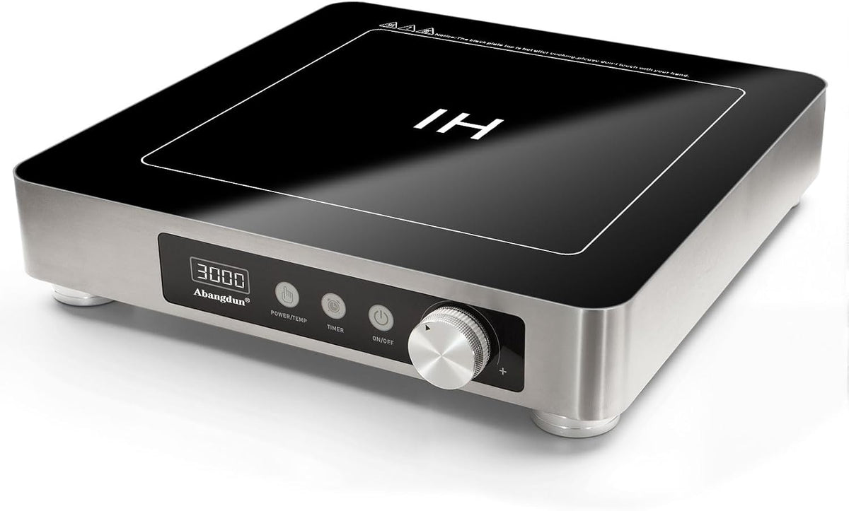 Table de cuisson, 29 cm, 3000 W, 275 V, 60 °C, acier inoxydable, induction, 16 niveaux, pour la cuisine, Abangdun