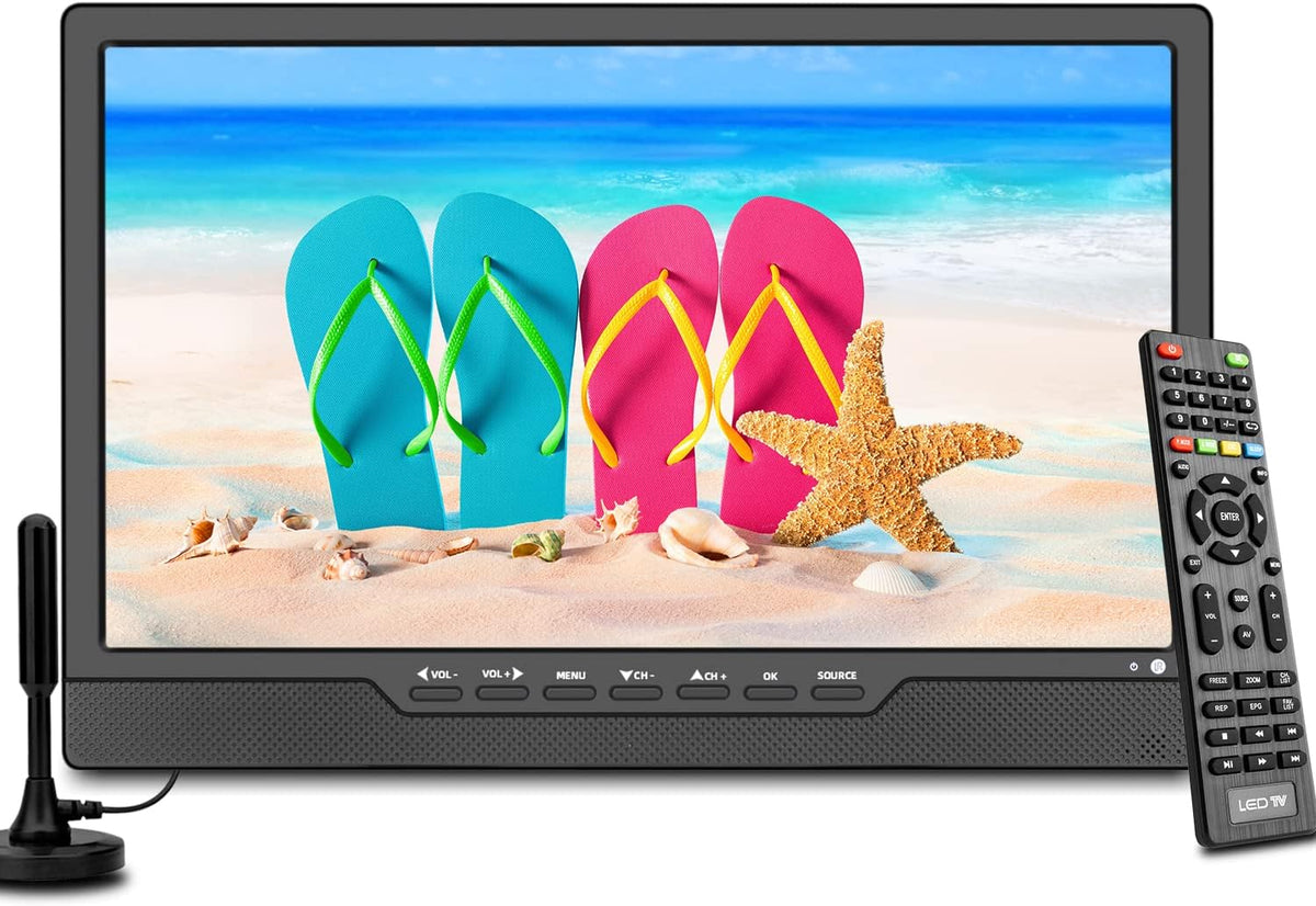 Téléviseur portable, 14,0 pouces, avec télécommande, KCR