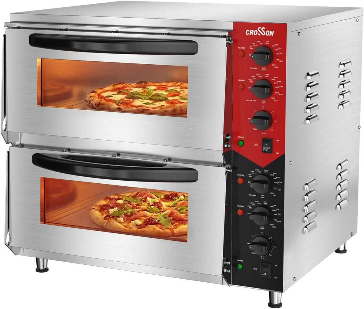 Four à pizza, 50 cm, 350 °C, pour la cuisine, crosson