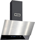Hotte aspirante AT 6410, 60 cm, 1250 m³/h, acier inoxydable, noir, Kaiser