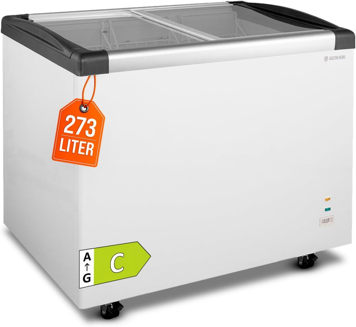 Congélateur ECO 350, verre, GastroHero