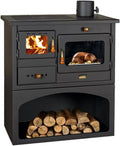 Cuisinière ENERGY 1P34, 800 × 750 × 450 mm, 10,1 kW, bois, BALKAN ENERGY