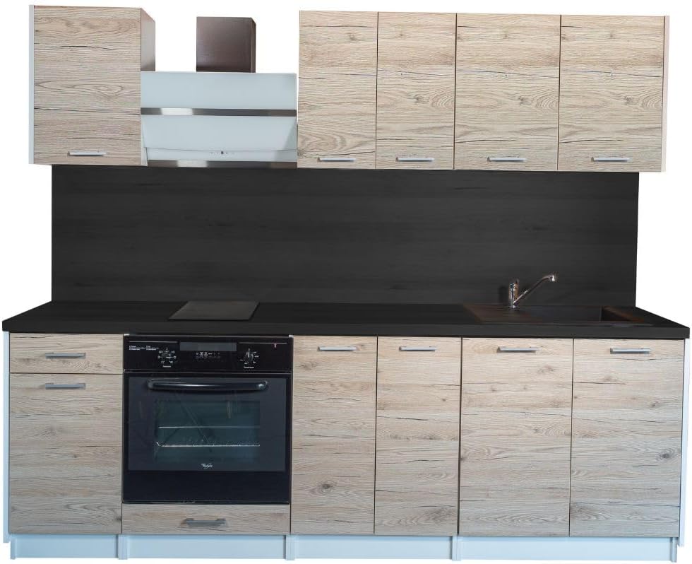 Rangements sur pied, 240 cm, pour la cuisine, Cuisineandcie