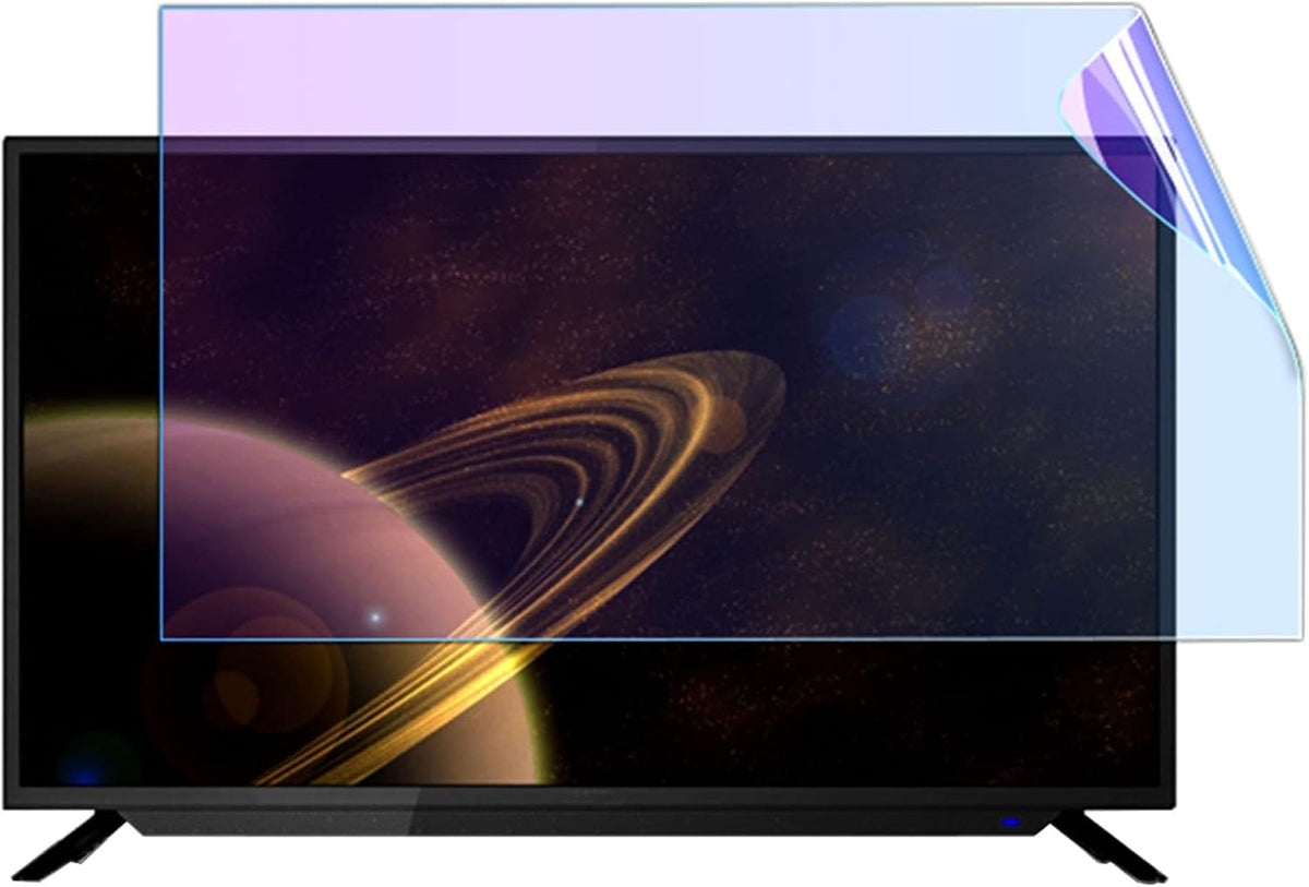 Protection d'écran TV, 75 pouces, avec éclairage LED, bleu, 4K, OLED, QLED, CEHJZQRPL