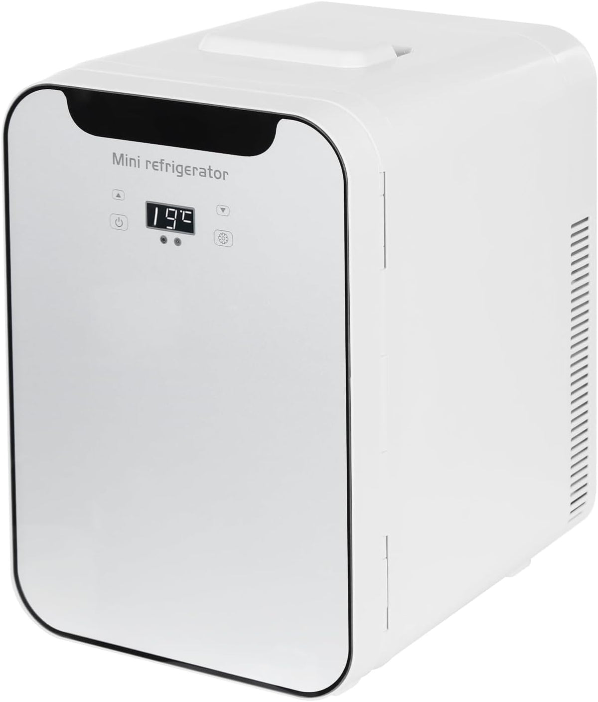 Mini-réfrigérateur DC/220 V, 27,2 × 34,5 × 42,2 cm, 16 L, 12 V, portable, 2 en 1, pour le bureau, Brride