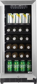 Réfrigérateur IPX4, 90 L, 0 °C, 22 °C, verre, HCK