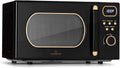Klarstein four à micro-ondes avec gril, 25,5 cm, 1000 W, 20 L, commande intelligente, acier inoxydable, grill