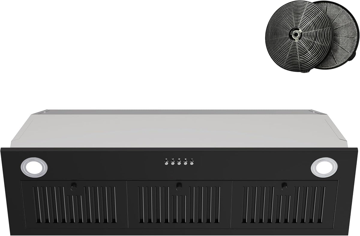 Hotte aspirante, 91,4 cm, noir, pour la cuisine, FIREGAS