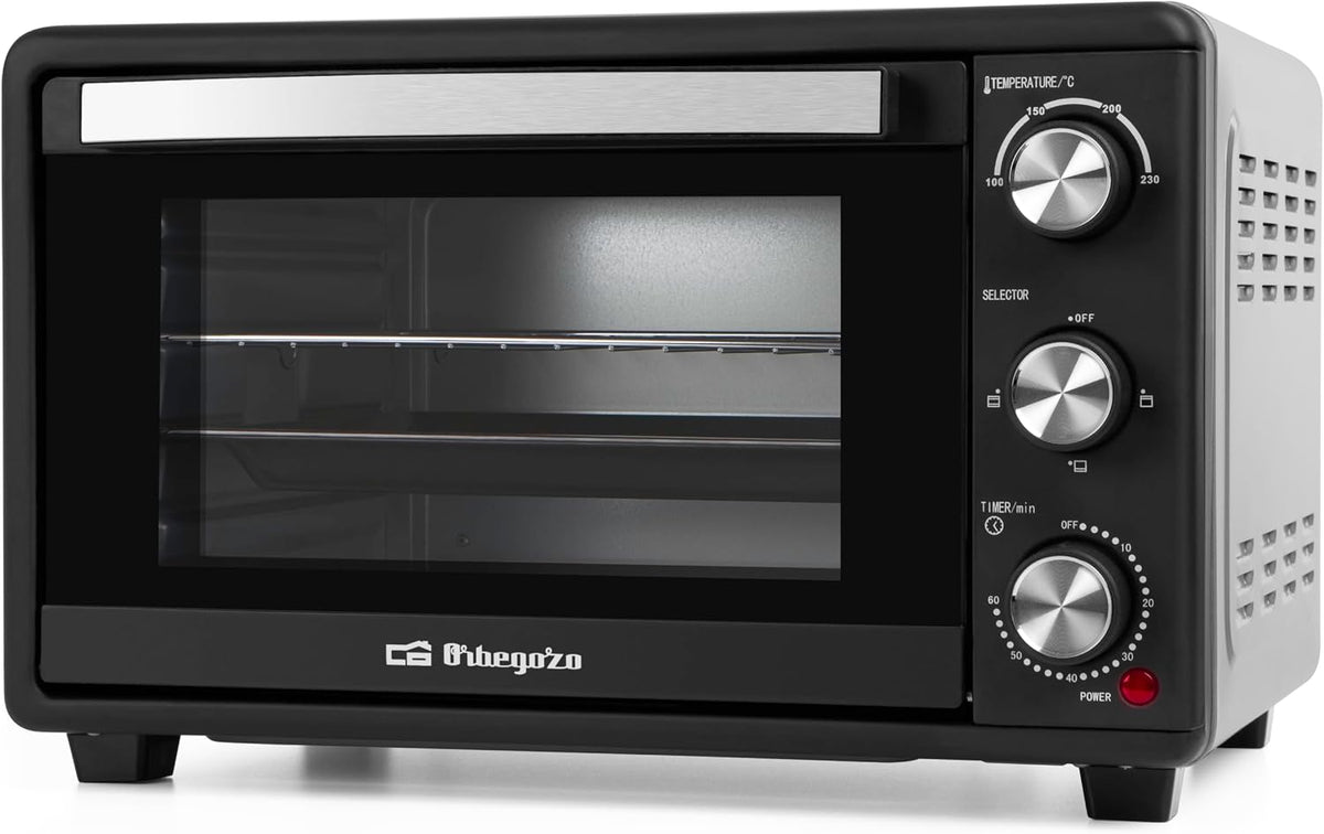 Mini-four HO 282, 48,5 × 31 × 39,5 cm, 28 L, 1500 W, électrique, pour le bureau, Orbegozo