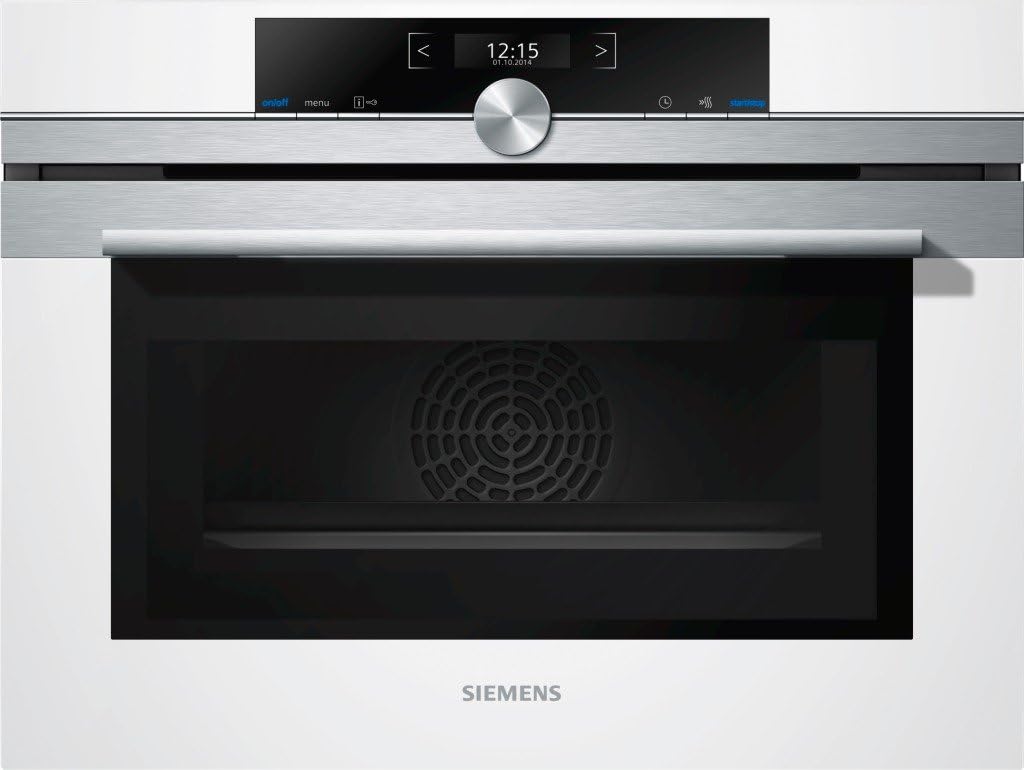 Siemens cm633gbw1 four à micro-ondes, 45 L, blanc, électrique