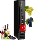 KLARSTEIN cave à vin, 20 L, verre, encastrable, 7 bouteilles