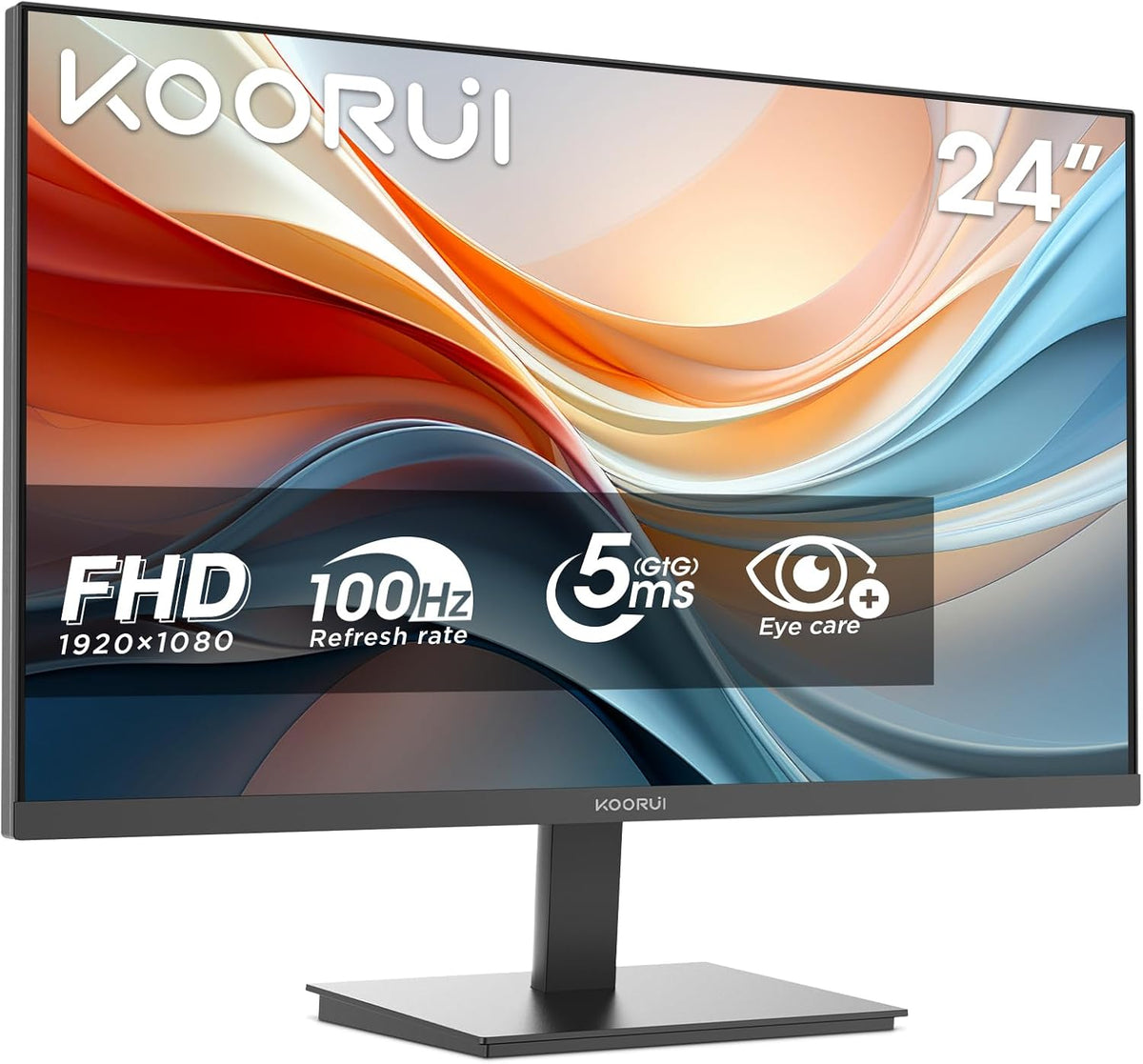 Moniteur E2412F, 24 pouces, 100 Hz, KOORUI