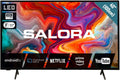 Téléviseur Smart40TV, 200 × 200 mm, 40 pouces, avec éclairage LED, commande intelligente, Full HD, SALORA