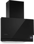 Klarstein hotte aspirante, 60 × 47 × 23,5 cm, 123 W, 586 m³/h, avec éclairage LED, noir, 3 niveaux