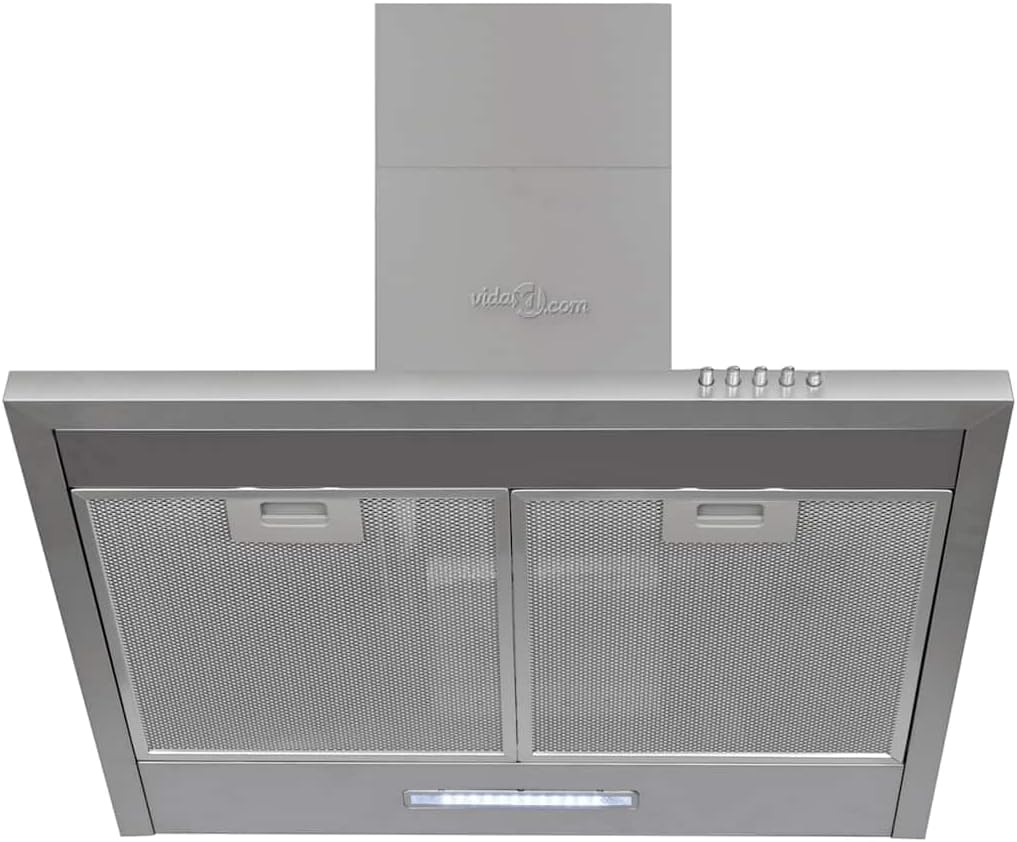Hotte aspirante, 600 mm, 550 m³/h, acier inoxydable, 3 niveaux, pour la cuisine, GeenYuu