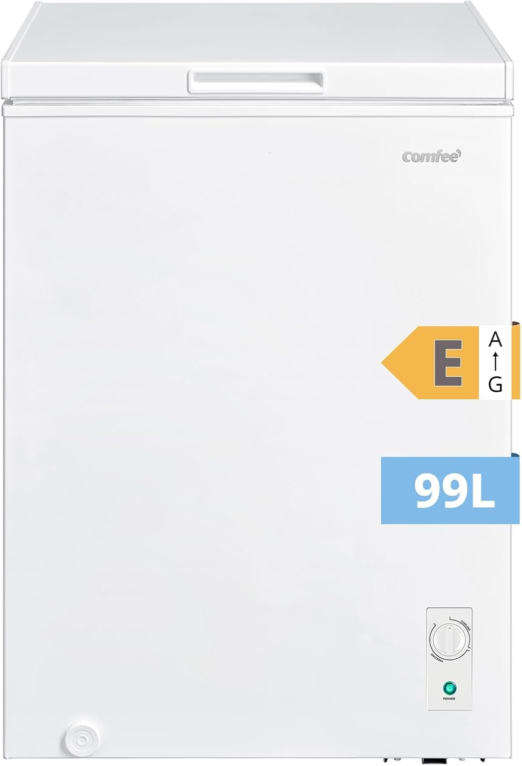 Congélateur, 60 L, blanc, Comfee