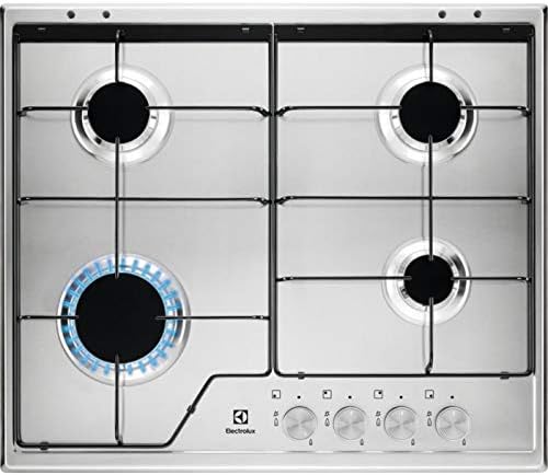 Electrolux table de cuisson, 60 cm, 1000 W, 2000 W, acier inoxydable