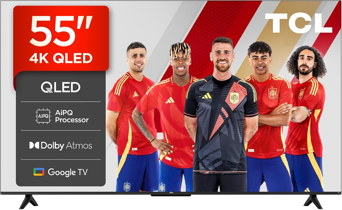 TCL téléviseur, 139 cm, 55 pouces, QLED, 4K