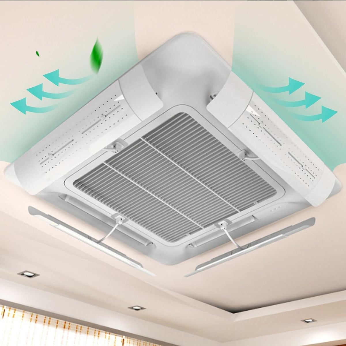 Déflecteur de climatisation, réglable