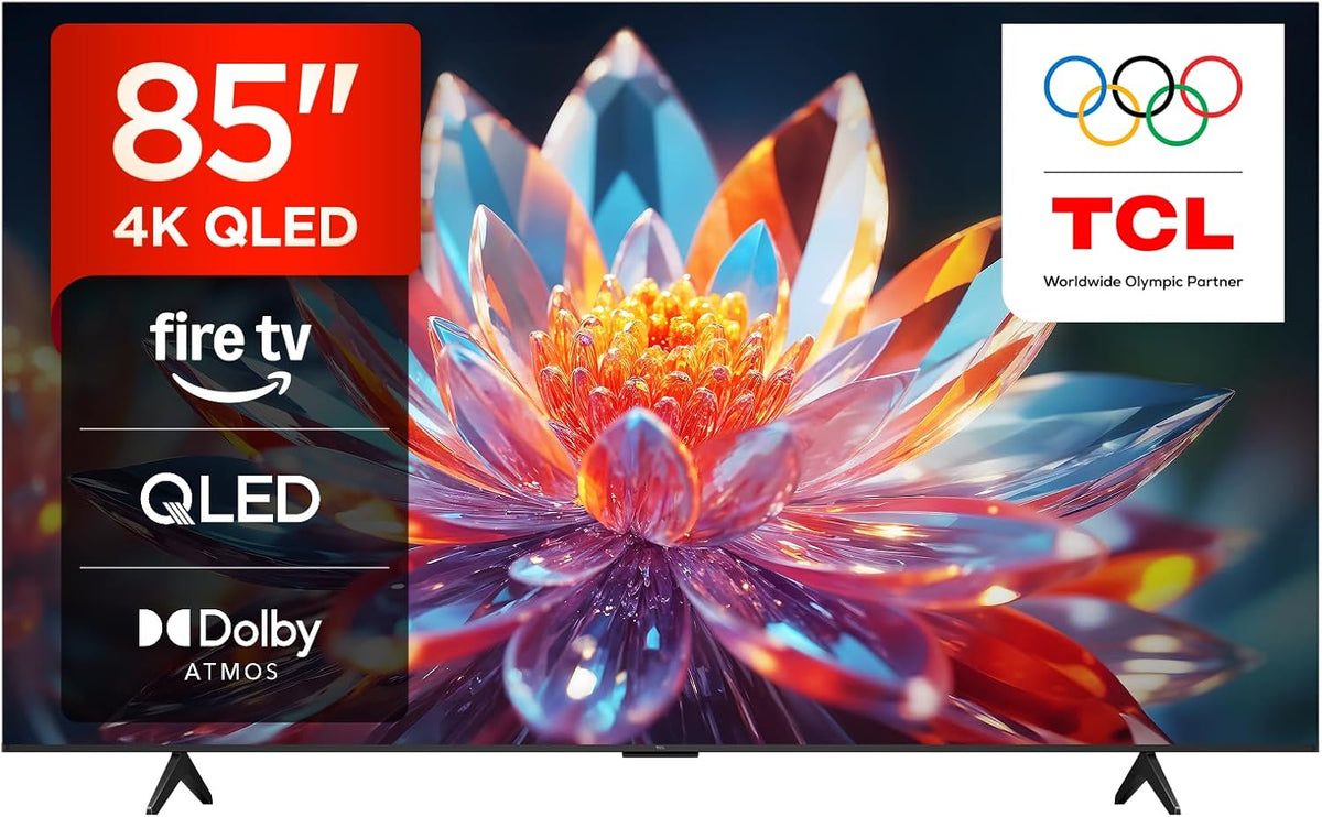 TCL 85T6C 85 téléviseur, commande intelligente, QLED, 4K, Dolby Vision