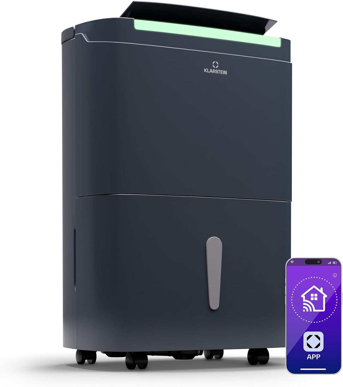 Klarstein 40 L/24h déshumidificateur, 7 L, avec Wi-Fi, portable