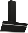 Hotte aspirante, 90 cm, 9,86 kg, acier, verre, noir, pour la cuisine, pour le jardin, Cervaline