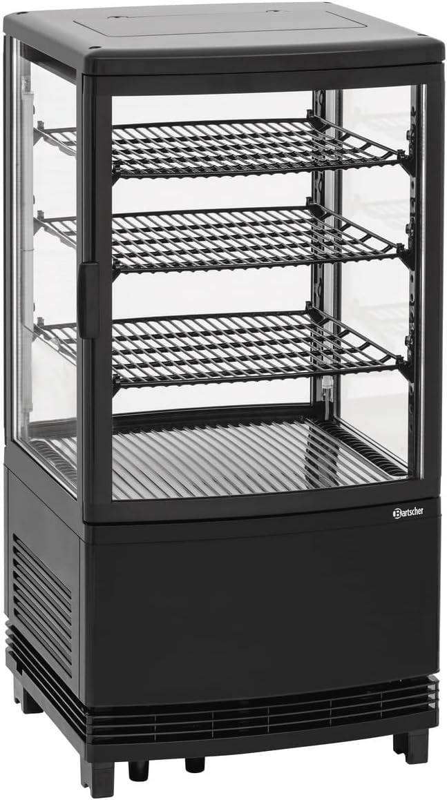 Réfrigérateur, 352 mm, 64 L, noir, 2 portes, Bartscher