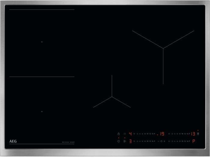 AEG table de cuisson, 70 cm, induction, 4 zones, 2 zones