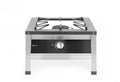 Cuisinière, 400 mm, 10,8 kW, acier inoxydable, à gaz, propane, HENDI