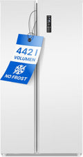 Réfrigérateur-congélateur SBS 7344, No Frost, blanc, Bomann