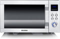 SEVERIN MW 7777 four à micro-ondes, 29 × 29 cm, 25 L, 2050 W, acier inoxydable, 10 niveaux