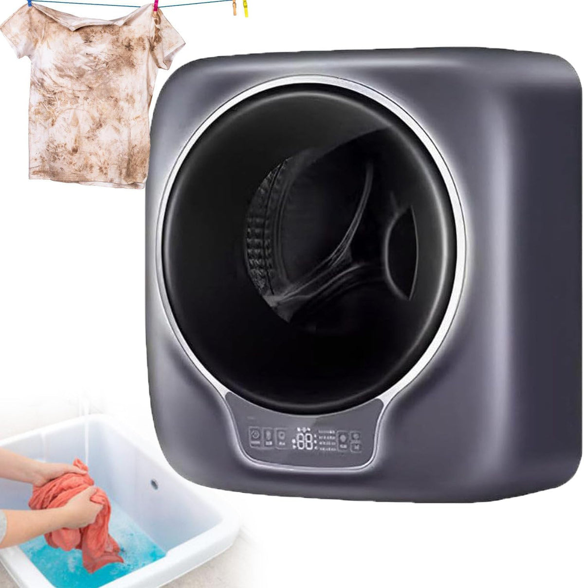 Lave-linge, 3 kg, électrique