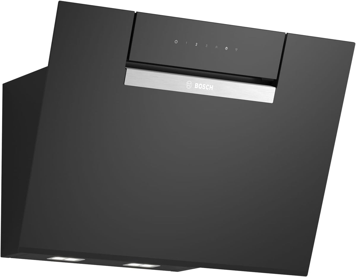 Bosch DWJ67FN60 hotte aspirante, 60 cm, verre, noir