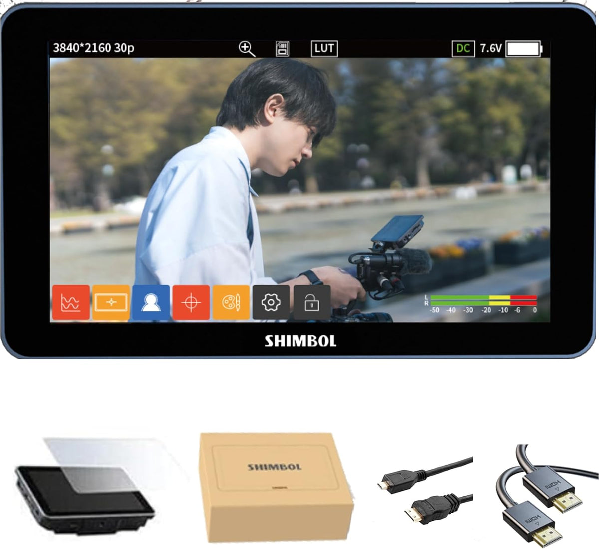 Moniteur, 5,5 pouces, 4K, Shimbol