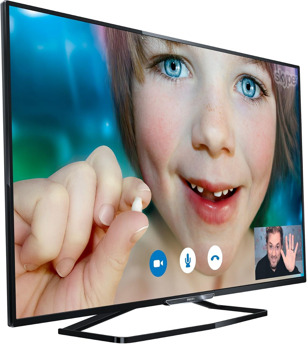 Philips 48PFK6409 téléviseur, 121,92 cm, 48 pouces, noir, Full HD