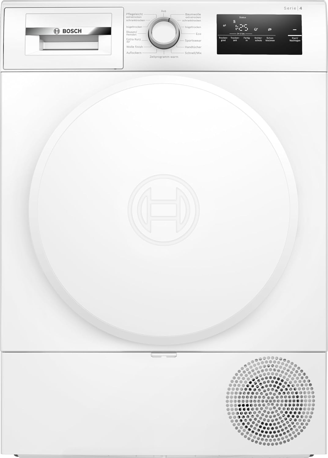 Bosch WTH83V04 sèche-linge, 84,2 cm × 59,8 cm × 61,3 cm, 8 kg, 63 dB, avec éclairage LED, pompe à chaleur