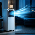 Climatiseur portable, 9000 BTU, mobile, WOMGKDA