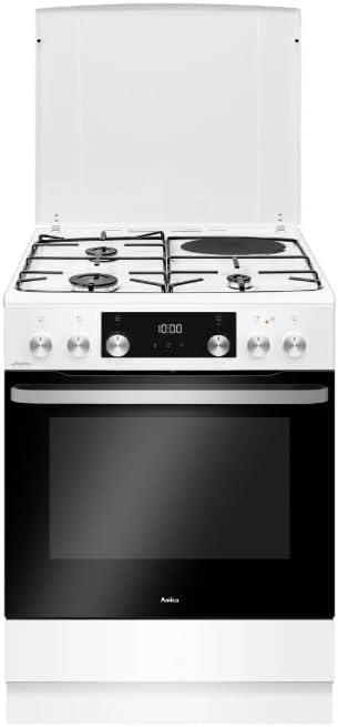 Amica ACM7037RB cuisinière, 77 L, blanc, 4 feux